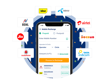 Mobile and DTH recharge